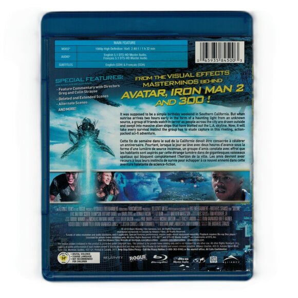 Skyline (Blu-ray) 2010 Eric Balfour, Scottie Thompson, Brittany Daniel - Picture 2 of 2